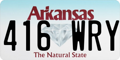 AR license plate 416WRY