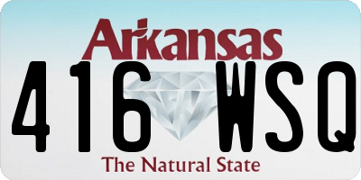 AR license plate 416WSQ