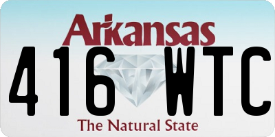 AR license plate 416WTC