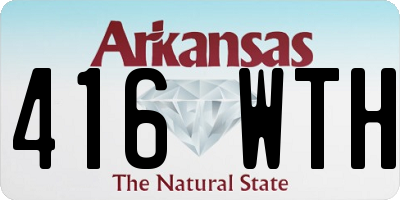 AR license plate 416WTH