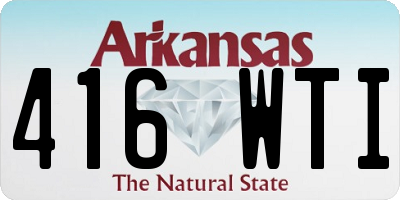 AR license plate 416WTI