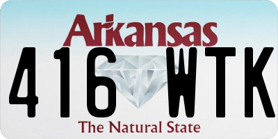 AR license plate 416WTK
