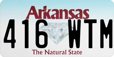 AR license plate 416WTM