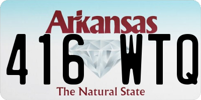 AR license plate 416WTQ