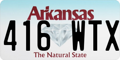 AR license plate 416WTX