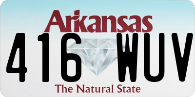 AR license plate 416WUV