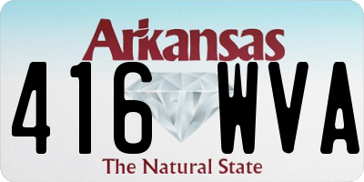 AR license plate 416WVA