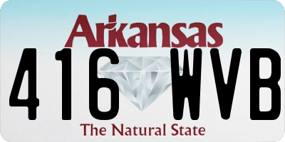 AR license plate 416WVB