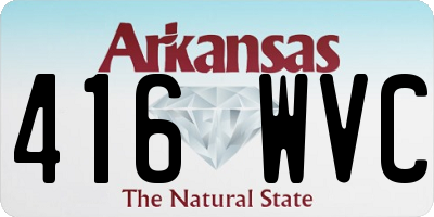 AR license plate 416WVC