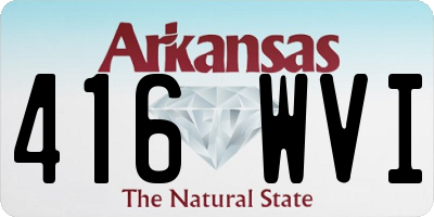 AR license plate 416WVI