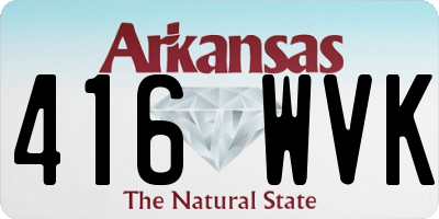 AR license plate 416WVK