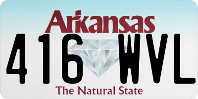 AR license plate 416WVL