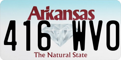 AR license plate 416WVO