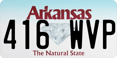 AR license plate 416WVP