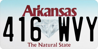 AR license plate 416WVY