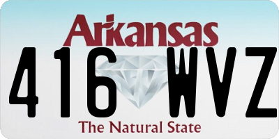 AR license plate 416WVZ