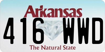 AR license plate 416WWD