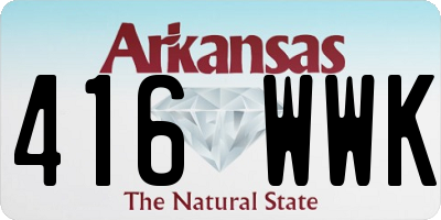 AR license plate 416WWK