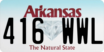 AR license plate 416WWL