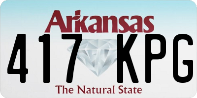 AR license plate 417KPG