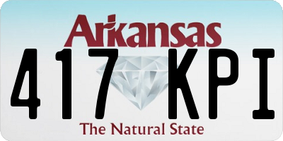 AR license plate 417KPI