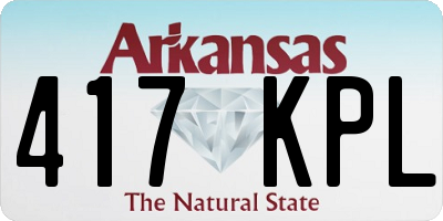 AR license plate 417KPL