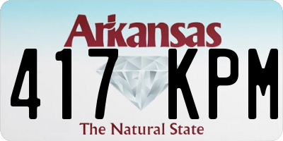 AR license plate 417KPM