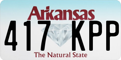 AR license plate 417KPP