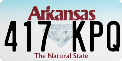 AR license plate 417KPQ