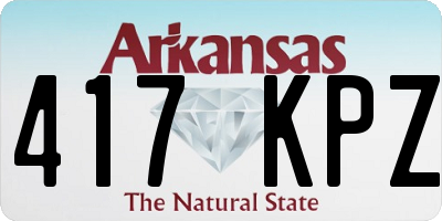 AR license plate 417KPZ