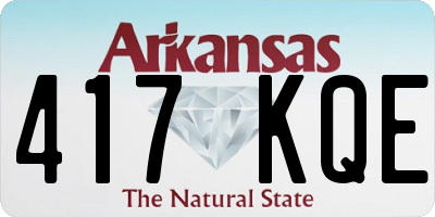 AR license plate 417KQE
