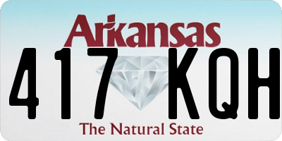 AR license plate 417KQH