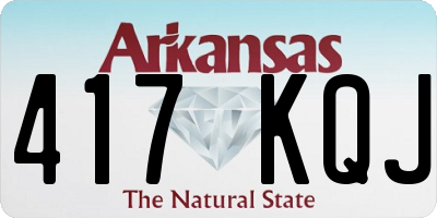 AR license plate 417KQJ