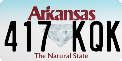 AR license plate 417KQK