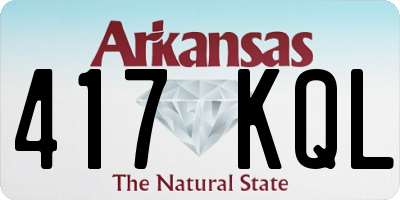 AR license plate 417KQL