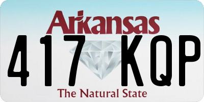 AR license plate 417KQP