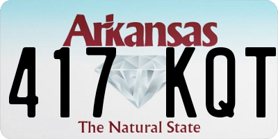 AR license plate 417KQT
