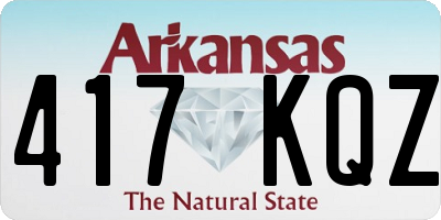 AR license plate 417KQZ