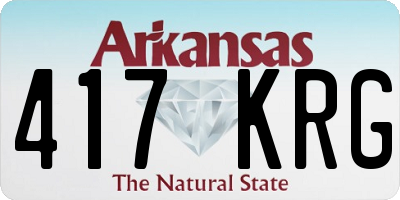 AR license plate 417KRG