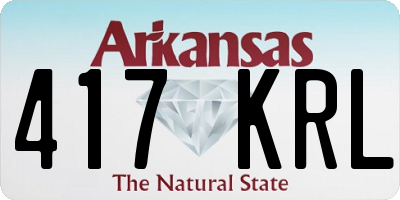 AR license plate 417KRL