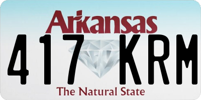 AR license plate 417KRM