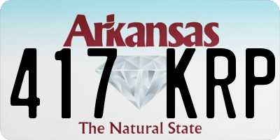 AR license plate 417KRP