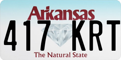 AR license plate 417KRT