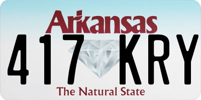 AR license plate 417KRY
