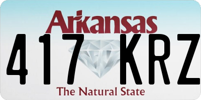 AR license plate 417KRZ