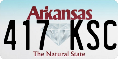 AR license plate 417KSC