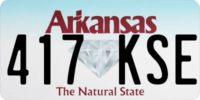 AR license plate 417KSE