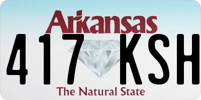 AR license plate 417KSH