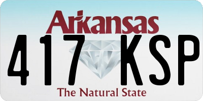 AR license plate 417KSP