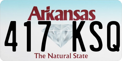 AR license plate 417KSQ
